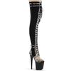 Pleaser - FLAMINGO3027SP Cuissardes à plateforme - Noir Product image